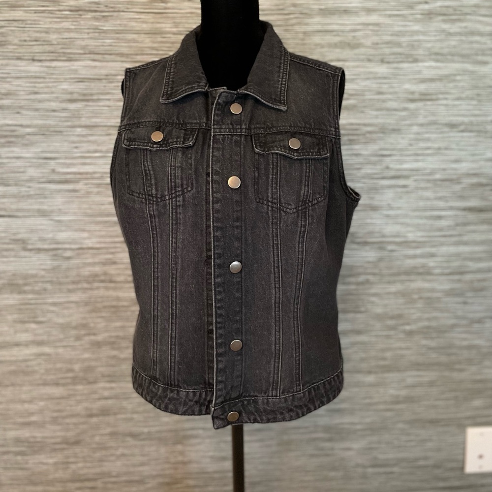 ALLEGRA K Denim Vest